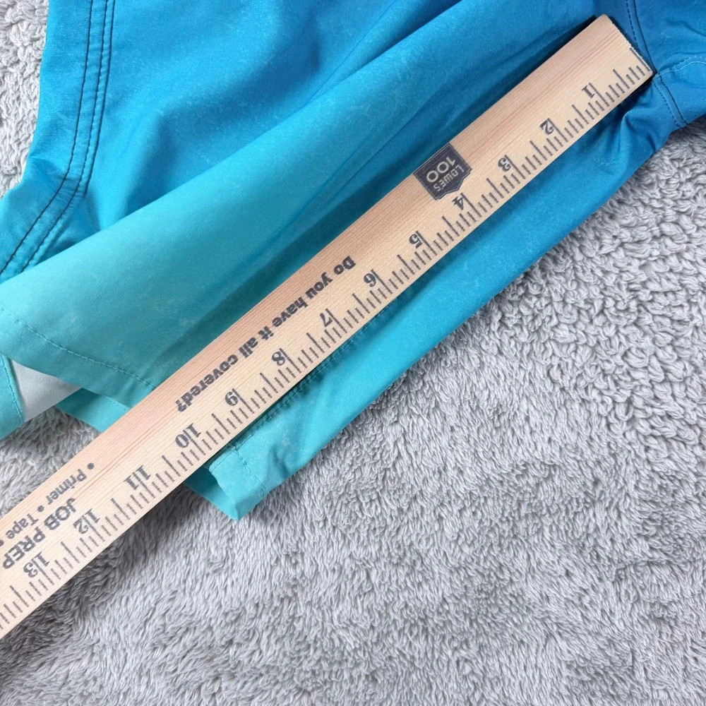 Hollister Board Shorts Mens 30 Blue Ombre Excellent Swim Trunks